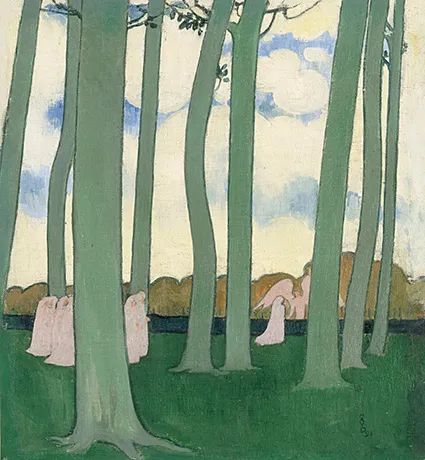 Paysage aux arbres verts, 1893, Maurice Denis
