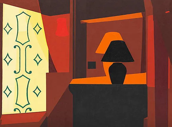 Braque's Curtain, 2005, Patrick Caulfield