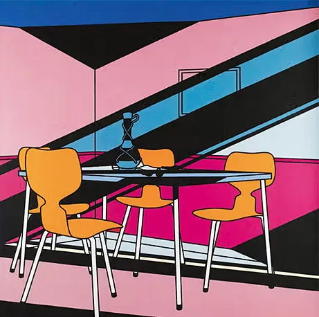 Café Interior: Afternoon, 1973, Patrick Caulfield