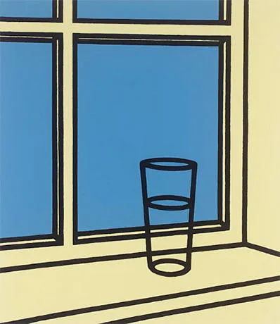 «Oh Helen, I roam my room», 1973, Patrick Caulfield