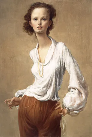 Gold chains and dirty rags, 2000, John Currin Gold chains and dirty rags, 2000,
John Currin