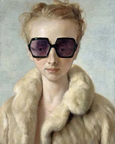 Rachel in Fur, 2003, John Currin Rachel in Fur, 2003, John Currin