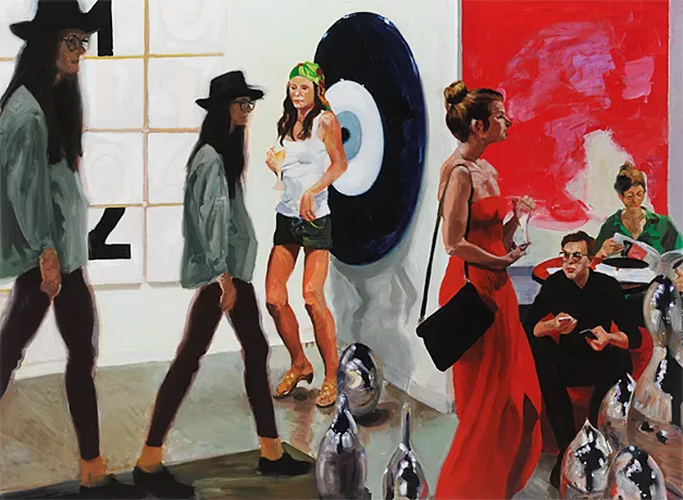 Art Fair: Booth #1 Play/Care, 2013,Eric Fischl,