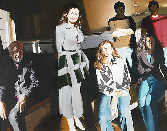 The Clemente Family, 2005, Eric Fischl