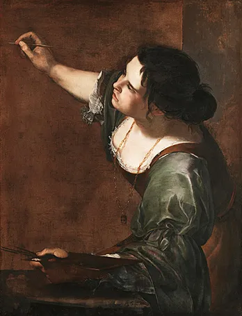 Autorretrato como alegoría de la pintura, 1638-1639, Artemisia Gentileschi,