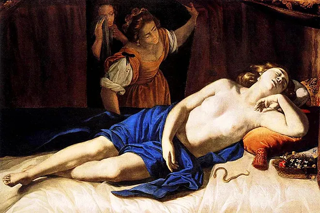 Cleopatra, 1633-1635, Artemisia Gentileschi