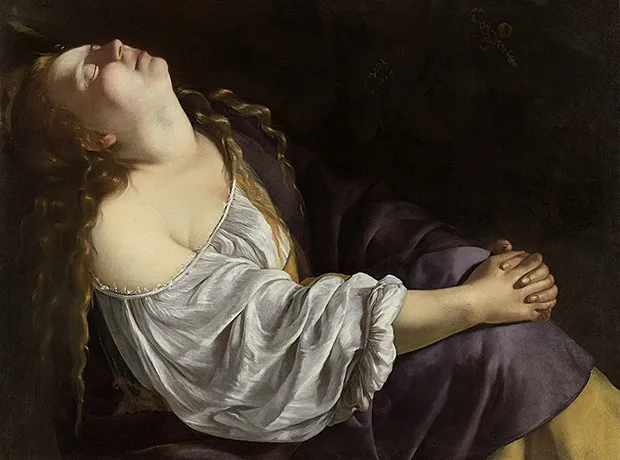 María Magdalena en éxtasis, 1620-25, Artemisia Gentileschi