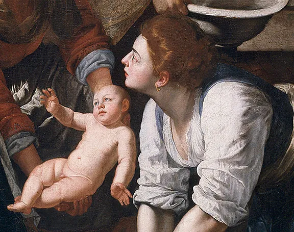 El nacimiento de San Juan Bautista, 1635, Artemisia Gentileschi
