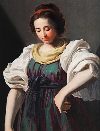 Retrato de una joven como Sibila, c. 1620, Artemisia Gentileschi