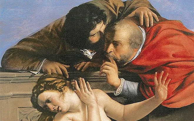Susana y los viejos, 1610, Artemisia Gentileschi