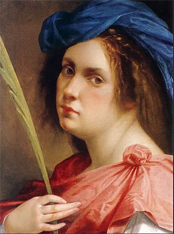 Autorretrato como mártir, 1615/1617, 
Artemisia Gentileschi