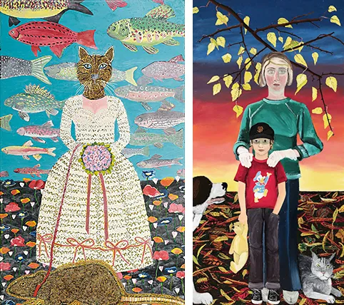
La mariée (1970) ; Période de Noël 1970 (Joan + Noel), 1970, Joan Brown