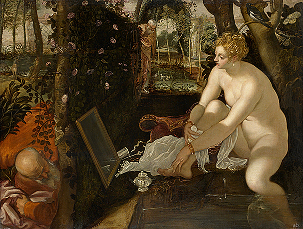 Tintoret, Susanne et les vieillards, vers 1555-1556